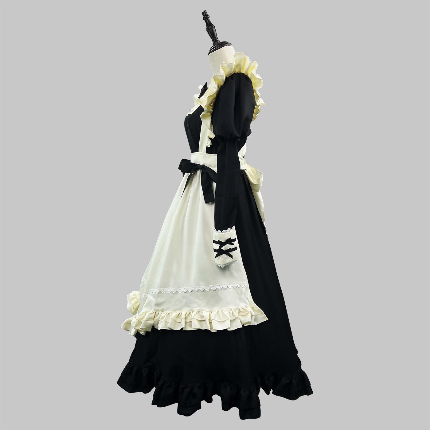 Maid Outfit Plus Size Maid Dress Long Lolita Cafe Cute Japanese 4XL Lolita Dress
