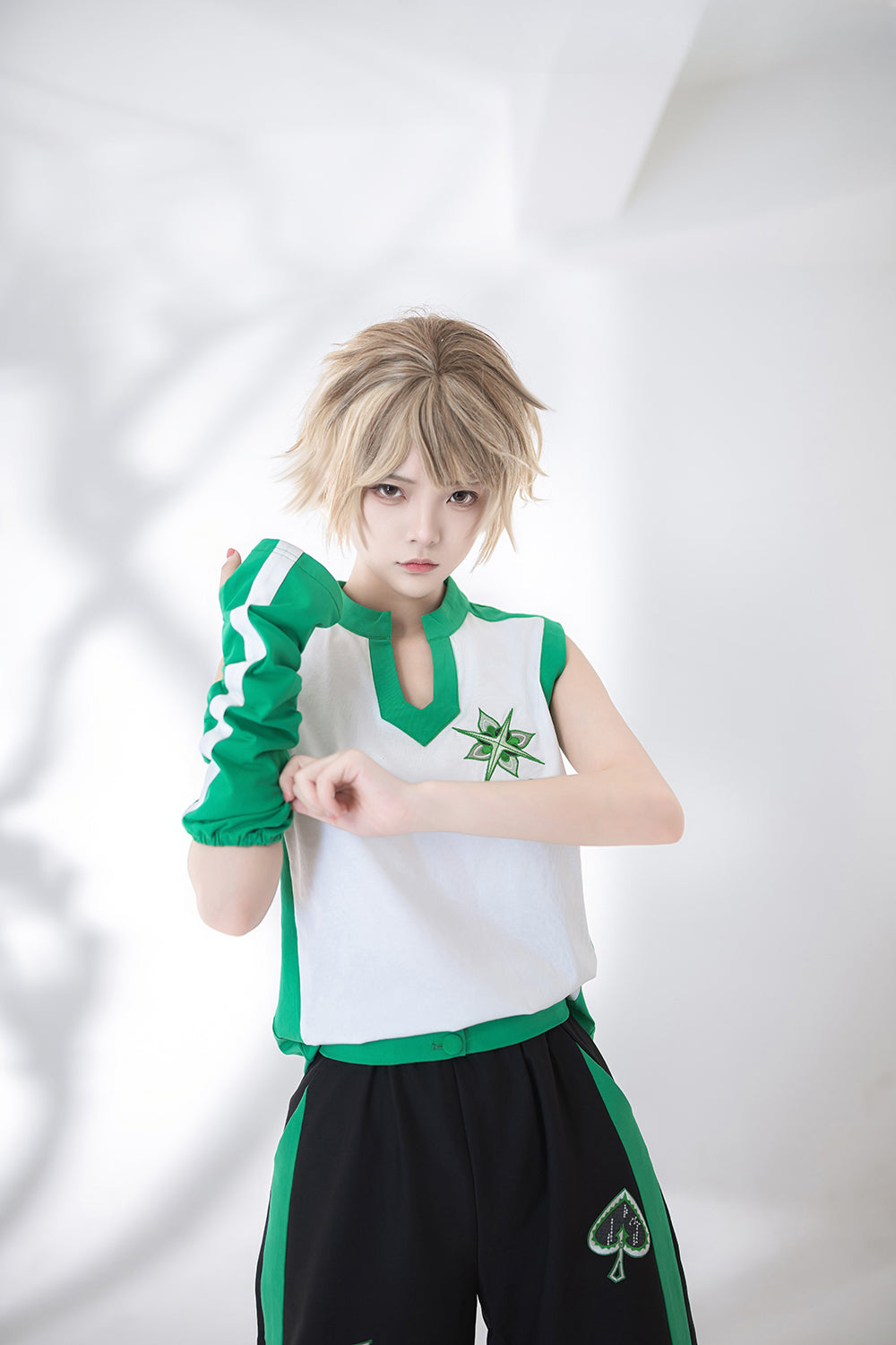 Ouji Fashion Summer Princess Chronicles Gaming Inspired Vest Shirt Pants Set