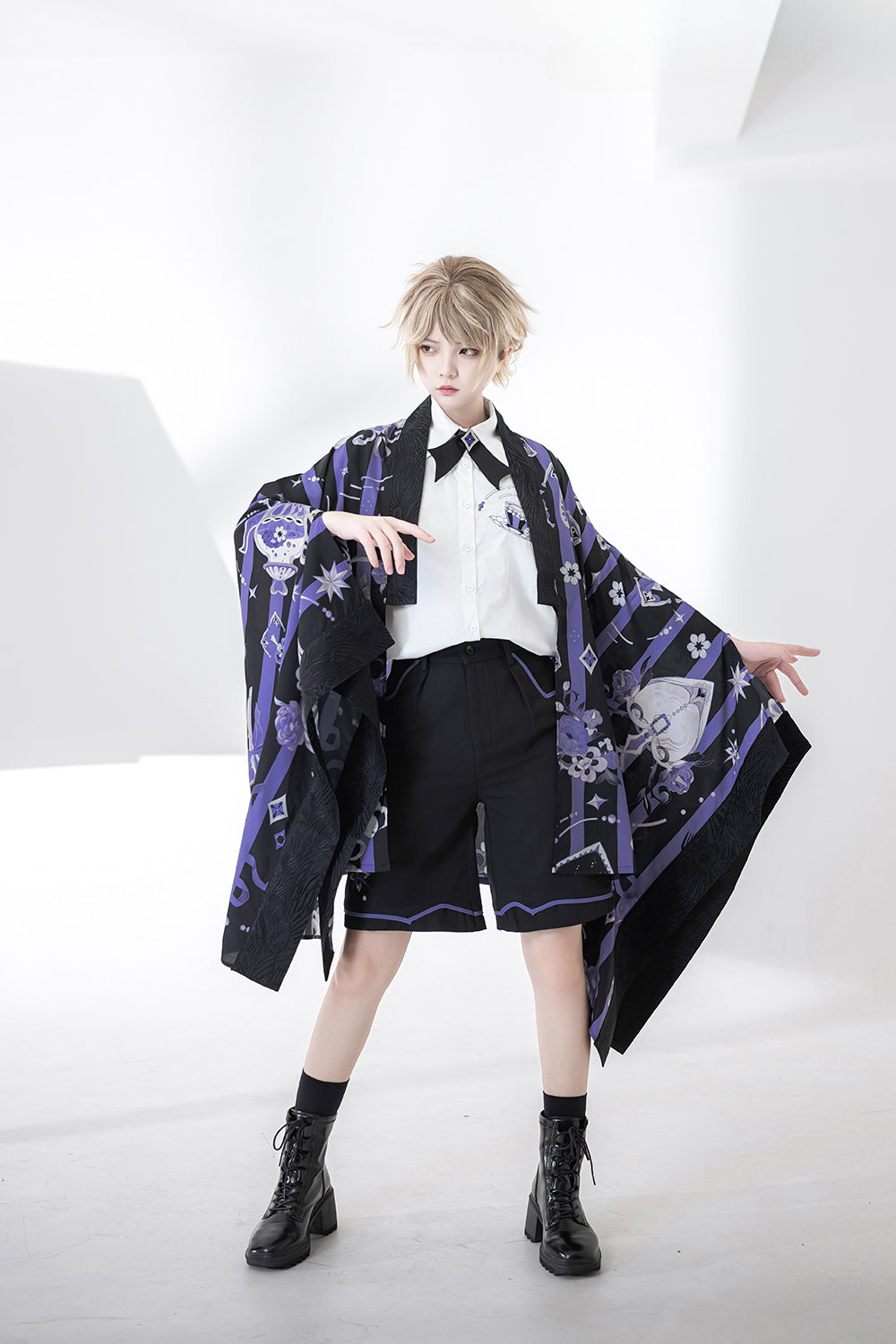 Ouji Fashion Summer Princess Chronicles  purple Cardigan